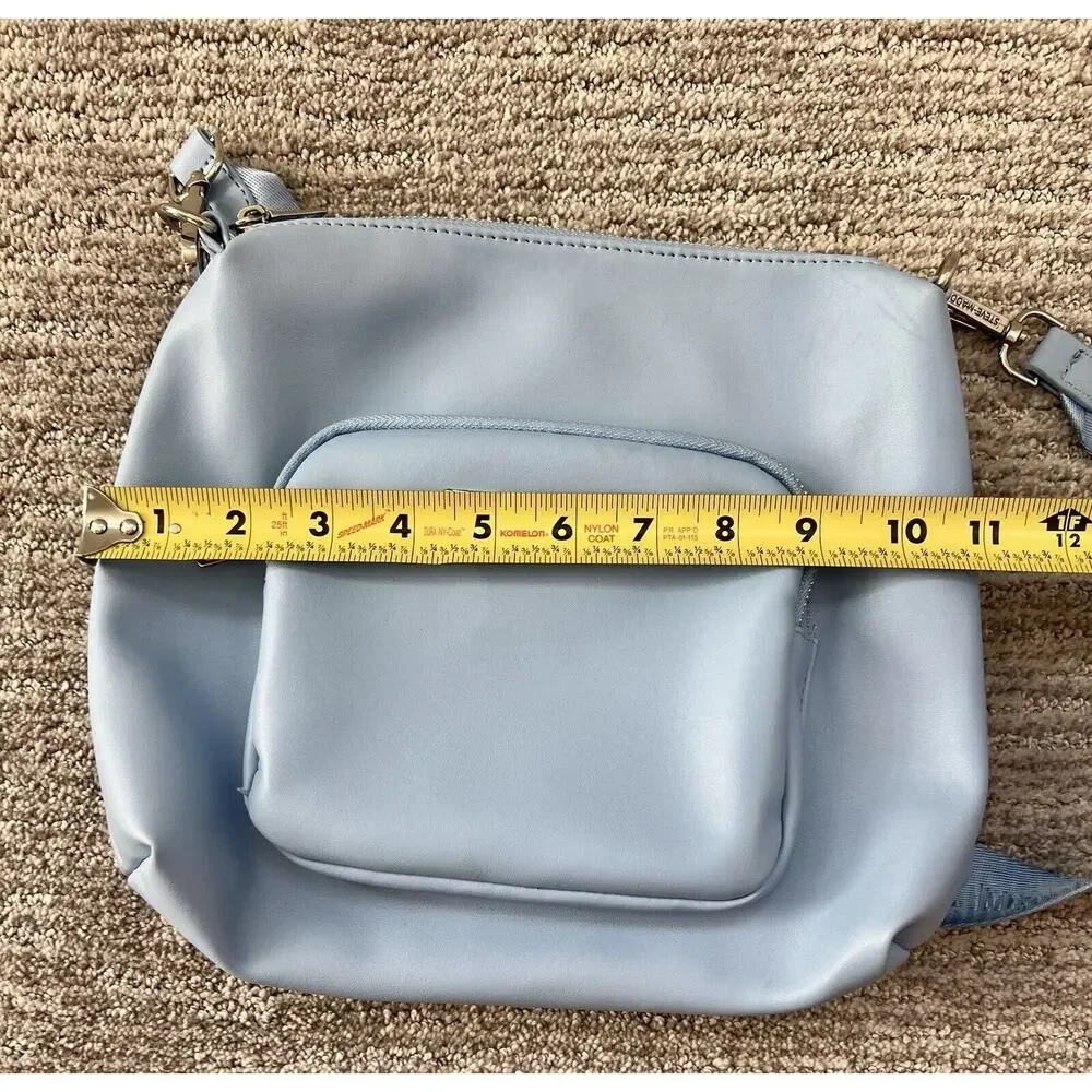 Steve Madden Purse Baby Blue Crossbody Travel Date Night - Picture 8 of 8